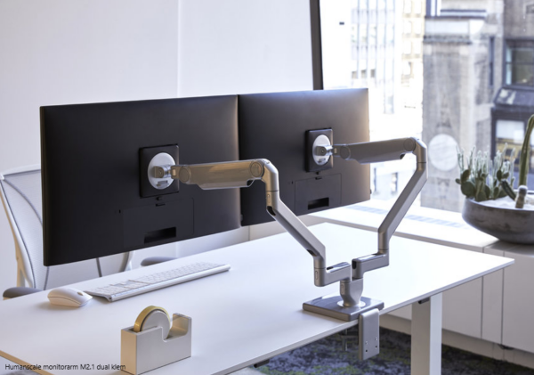 Humanscale monitorarm M2.1 dual klem