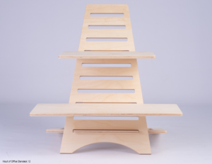 Hout of office Standesk