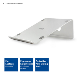 ACT Laptopstandaard aluminium