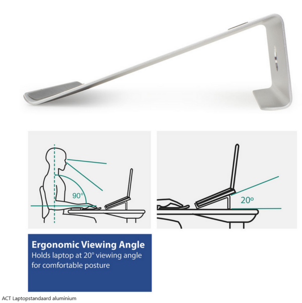 ACT Laptopstandaard aluminium