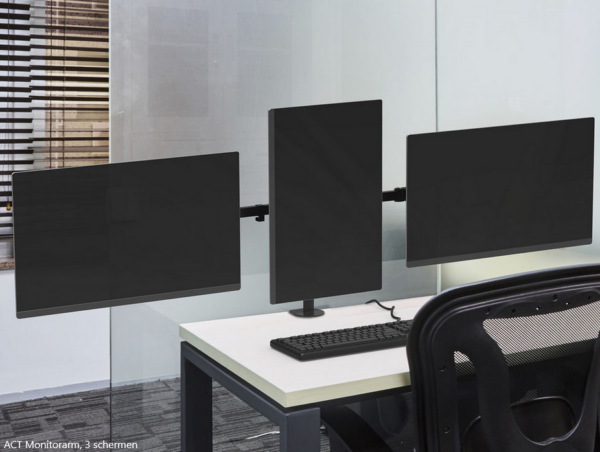 ACT Monitorarm, 3 schermen