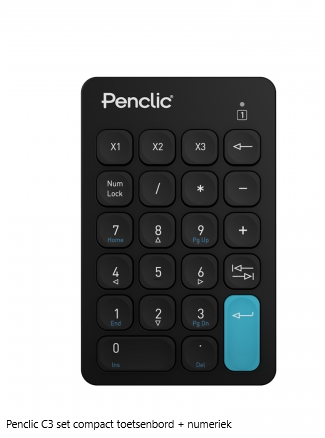 Penclic C3 set compact toetsenbord + numeriek