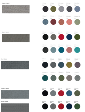 Zitbekleding- Kleur Zitbekleding