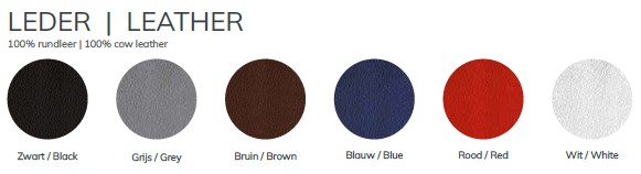 Leder, 100% rund nappa