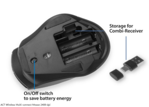 ACT Wireless Multi-connect Mouse 2400 dpi