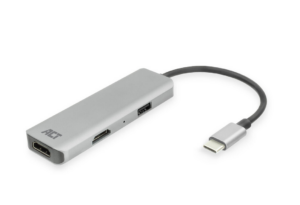 ACT USB-C 4K multiport adapter voor 2 HDMI schermen