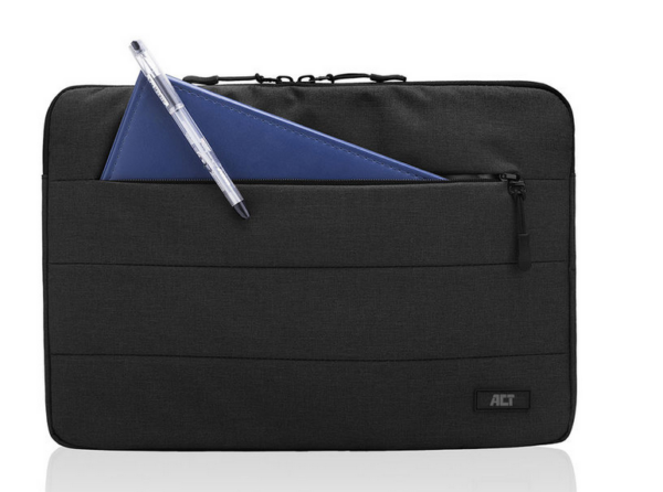 ACT City laptop sleeve voor laptops gemaakt van gerecyclede plastic flessen