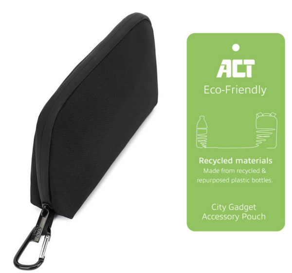 ACT City Accessoire Travel Organizer, gemaakt van gerecyclede plastic flessen