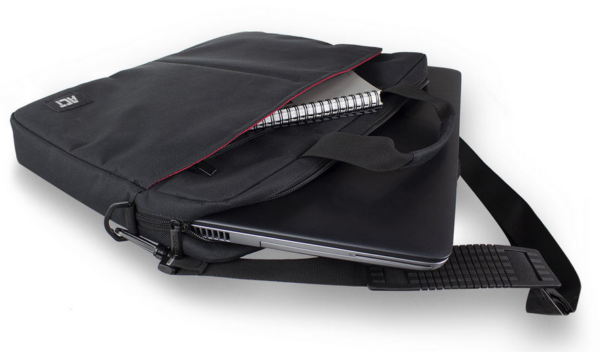 ACT City schoudertas voor laptops tot 16,1”, gemaakt van gerecyclede plastic flessen